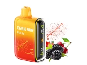 Vape device with fruit design and berries.