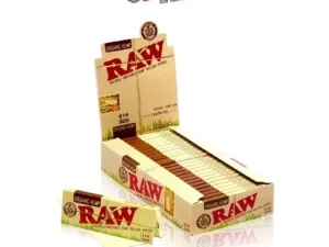 RAW organic hemp rolling papers box.