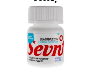 Bottle of Sevnt Summer Slush tablets.